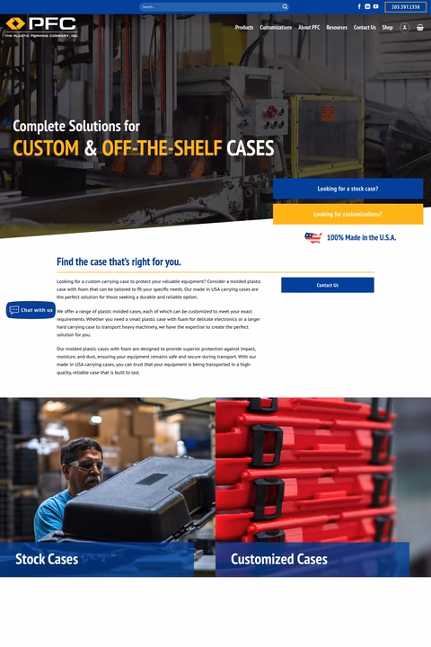 Plastic-Forming-Company Homepage 1440px
