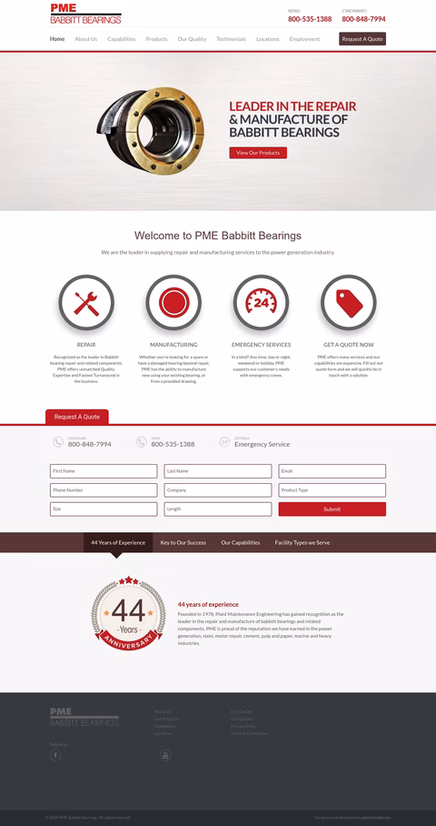 Pme-Babbitt-Bearings Homepage 1440px