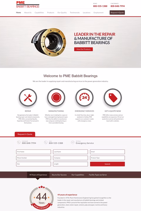 Pme-Babbitt-Bearings Homepage 1440px