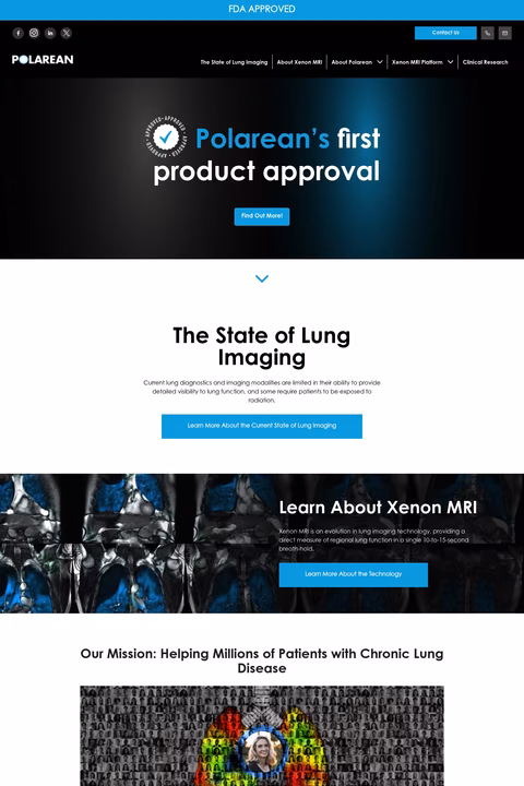 Polarean Homepage 1440px