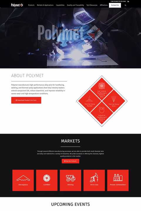 Polymet-Corporation Homepage 1440px