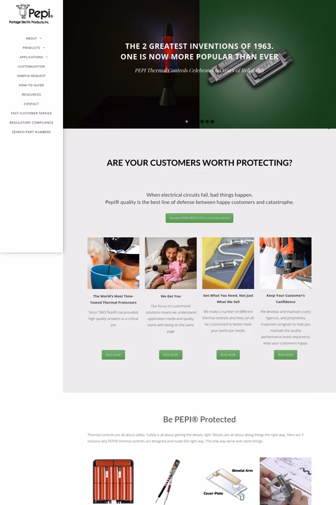 Portage-Electric-Products Homepage 1440px