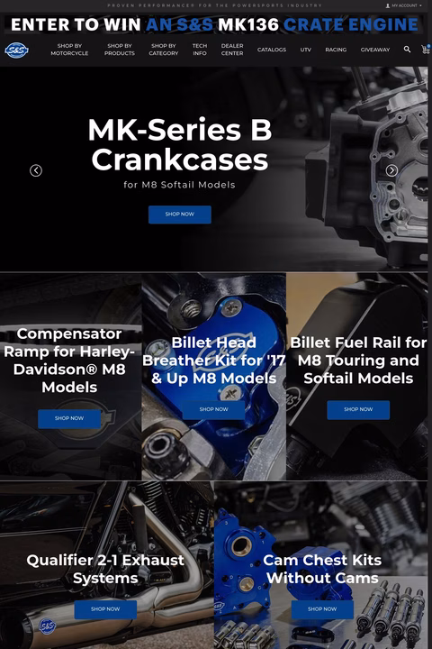 S S Cycle Inc Homepage 1440px