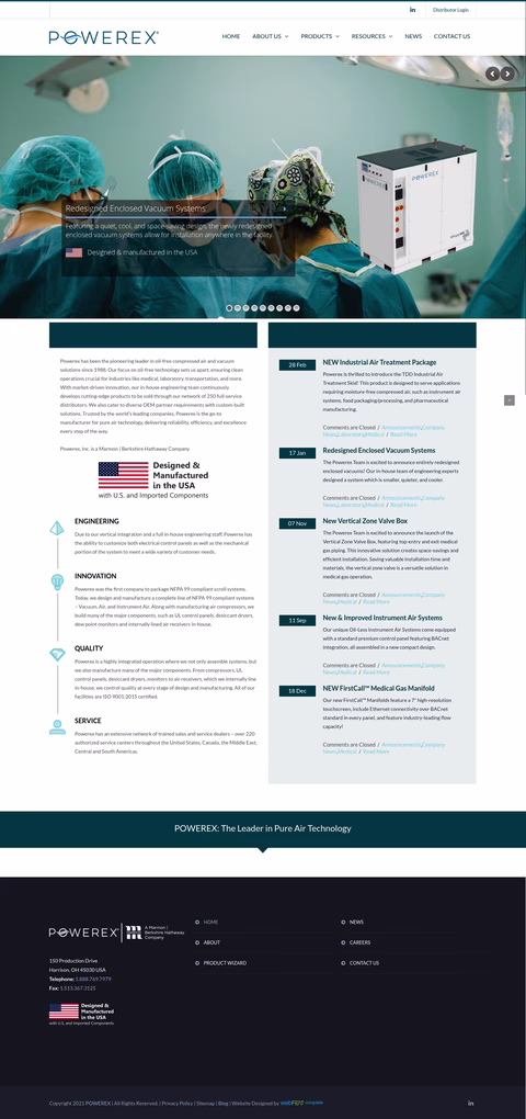 Powerex Homepage 1440px