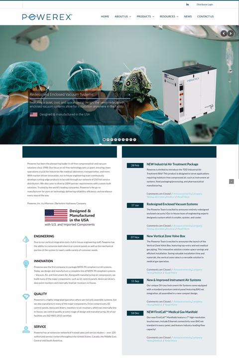Powerex Homepage 1440px