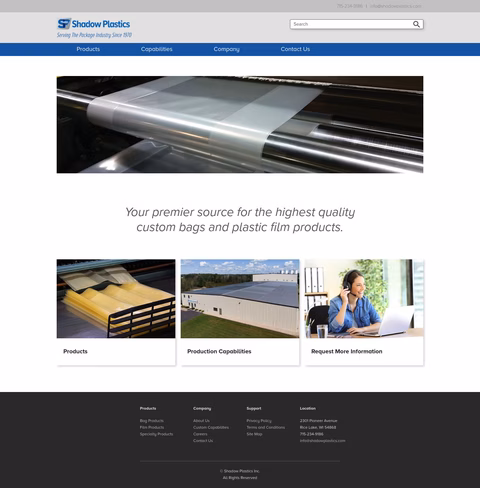 Shadow Plastics Inc Homepage 1440px