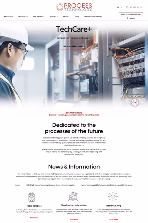 Process-Technology Homepage 1440px