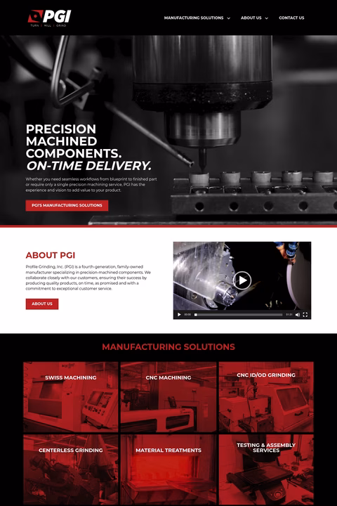 Profile-Grinding-Inc Homepage 1440px