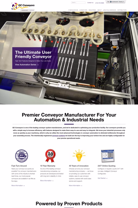 Qc-Conveyors Homepage 1440px