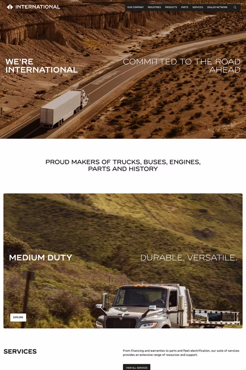 International Motors Homepage 1440px