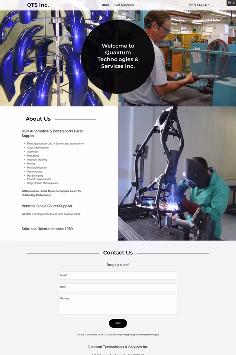 Quantum-Technologies-Services Homepage 1440px