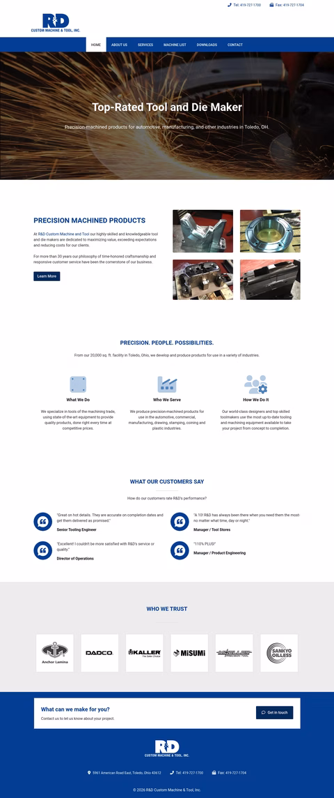R-D-Custom-Machine-Tool Homepage 1440px