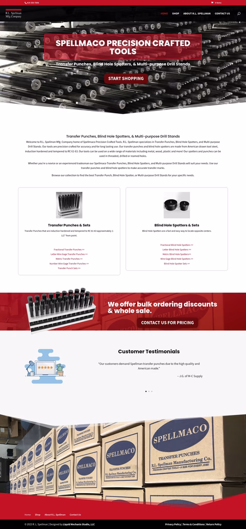 R-L-Spellman-Manufacturing-Company Homepage 1440px