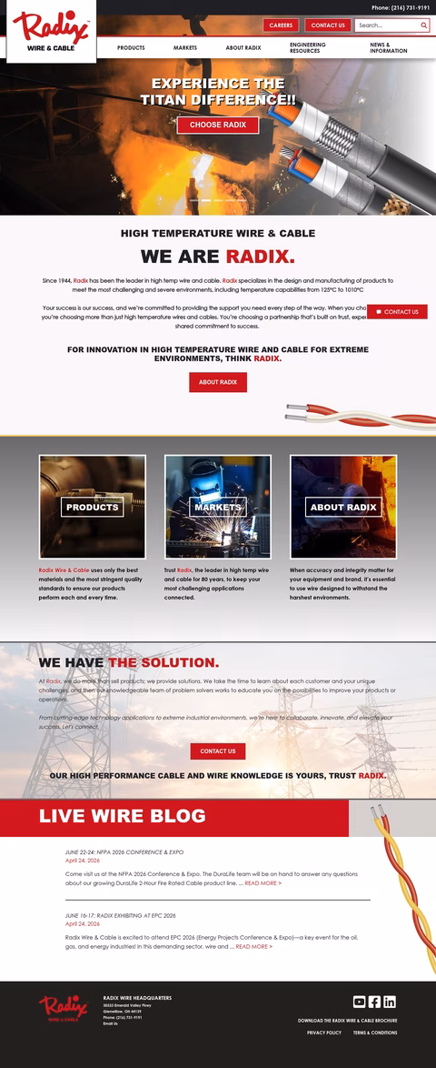Radix-Wire-Cable Homepage 1440px
