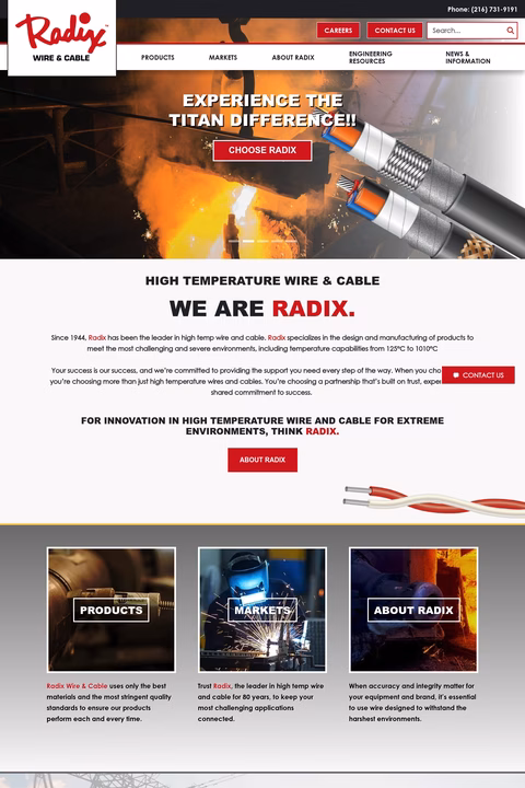 Radix-Wire-Cable Homepage 1440px