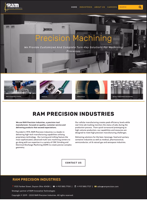 Ram-Precision-Industries Homepage 1440px
