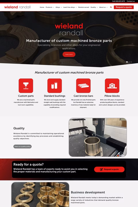 Randall-Bearings Homepage 1440px