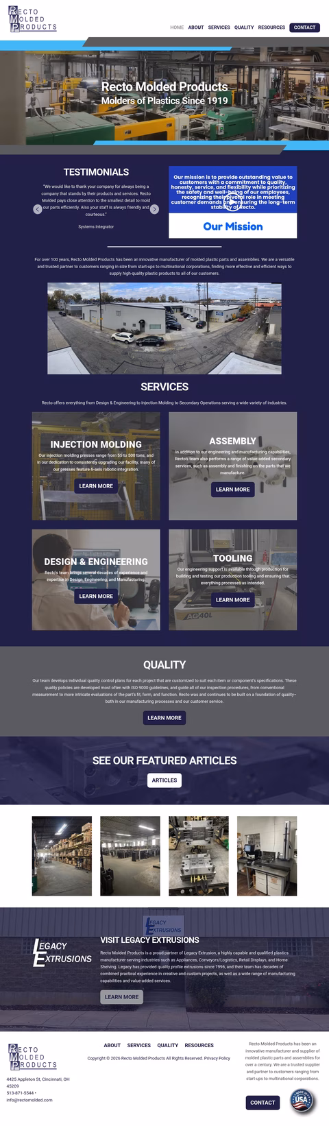 Recto-Molded-Products Homepage 1440px
