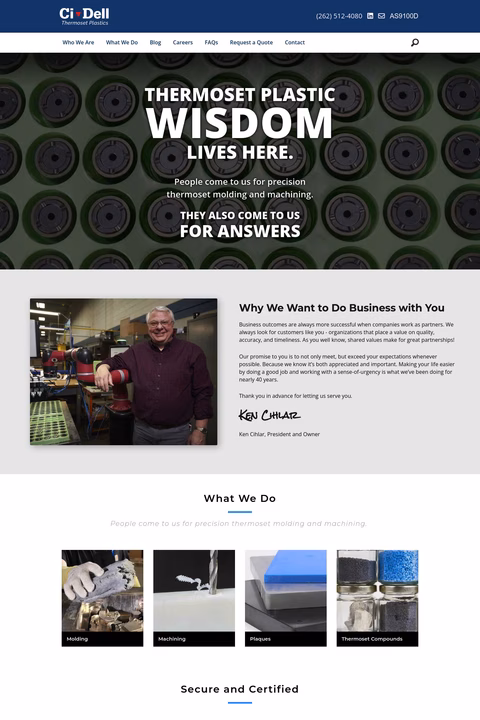 Ci Dell Plastics Inc Homepage 1440px