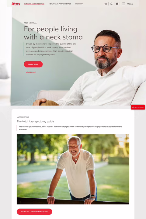 Atos Medical Inc Homepage 1440px