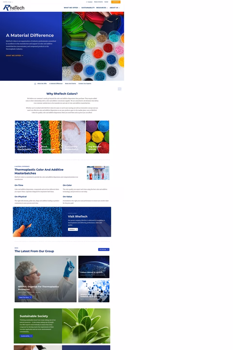 Rhetech-Colors Homepage 1440px