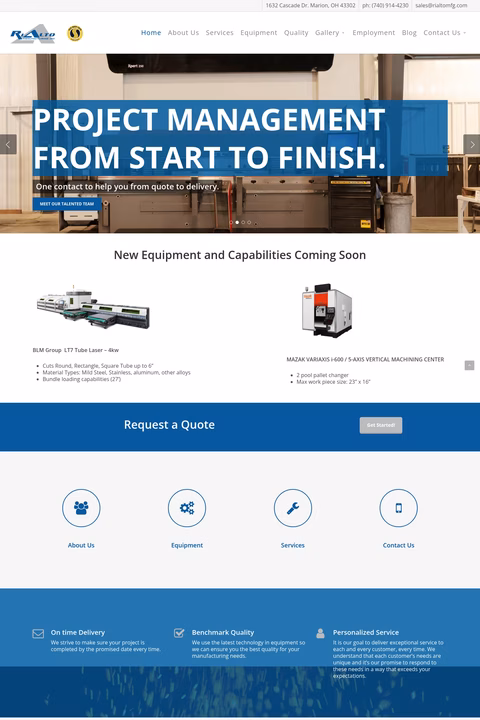 Rialto-Manufacturing Homepage 1440px