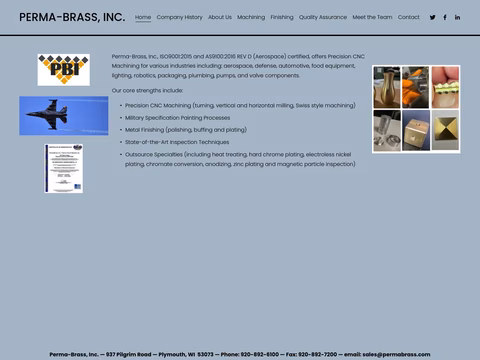 Perma Brass Inc Homepage 1440px