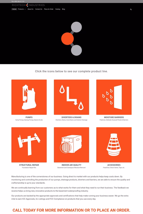 Richtech-Industries Homepage 1440px