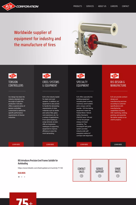 Rjs-Corporation Homepage 1440px
