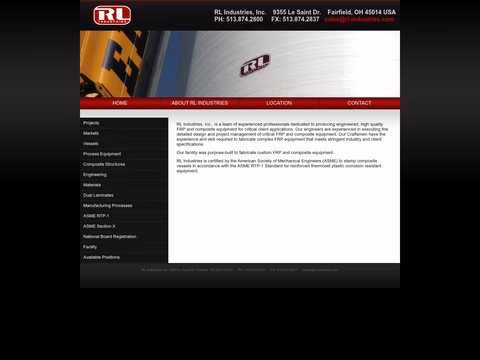Rl-Industries Homepage 1440px