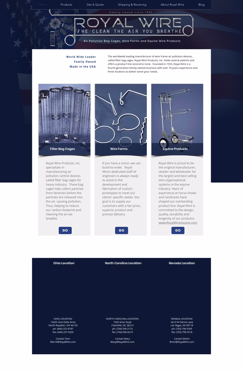 Royal-Wire-Products Homepage 1440px
