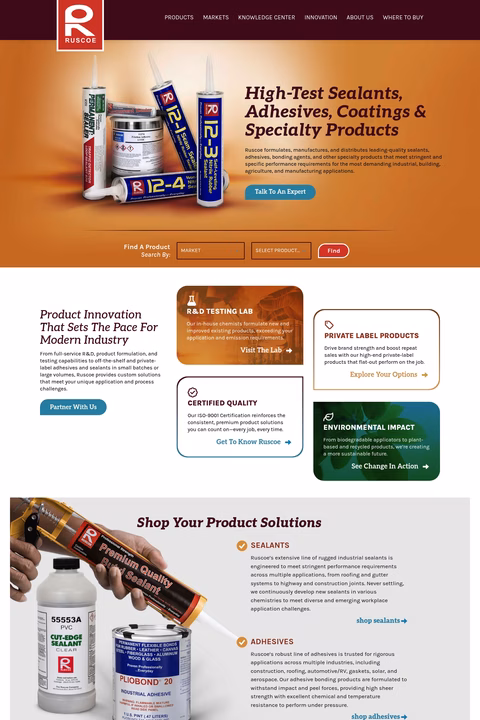 Ruscoe Homepage 1440px