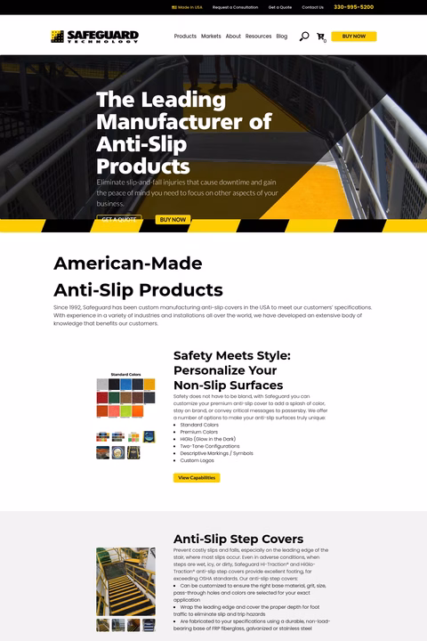 Safeguard-Technology Homepage 1440px