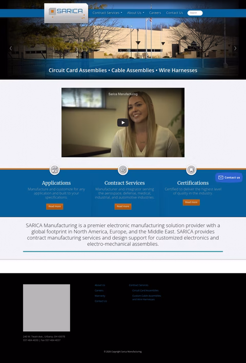 Sarica-Manufacturing Homepage 1440px