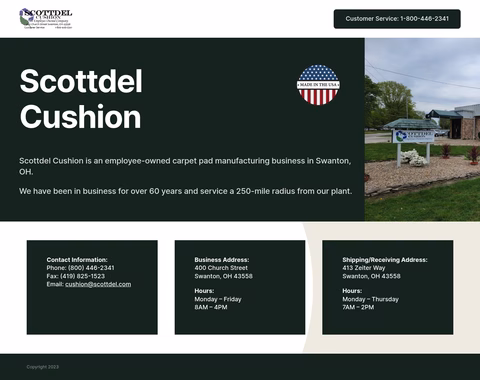 Scottdel-Cushion Homepage 1440px