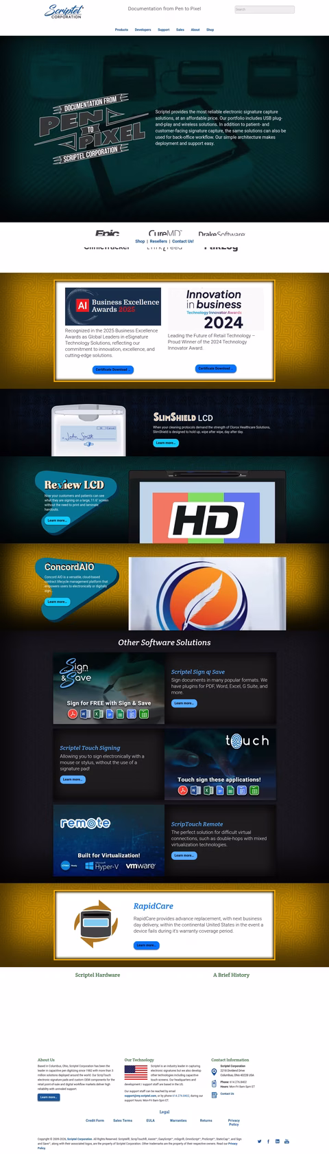 Scriptel-Corporation Homepage 1440px