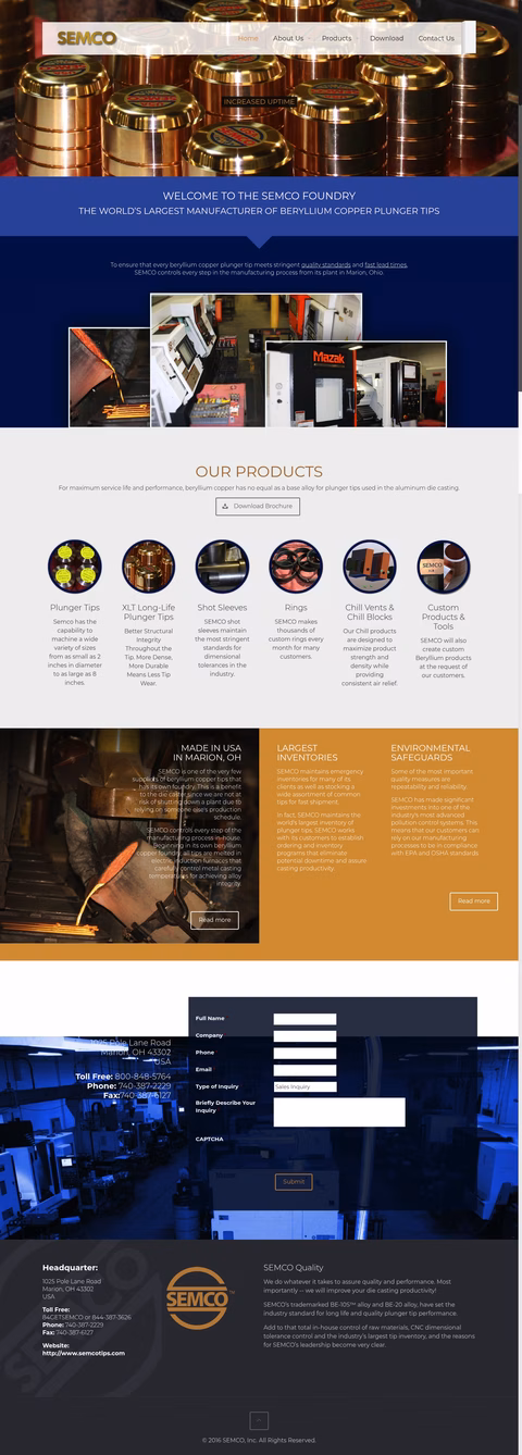 Semco Homepage 1440px