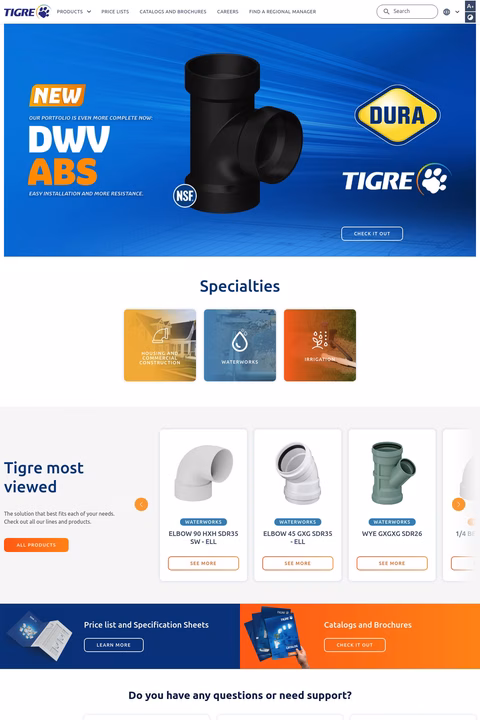 Tigre Usa Homepage 1440px