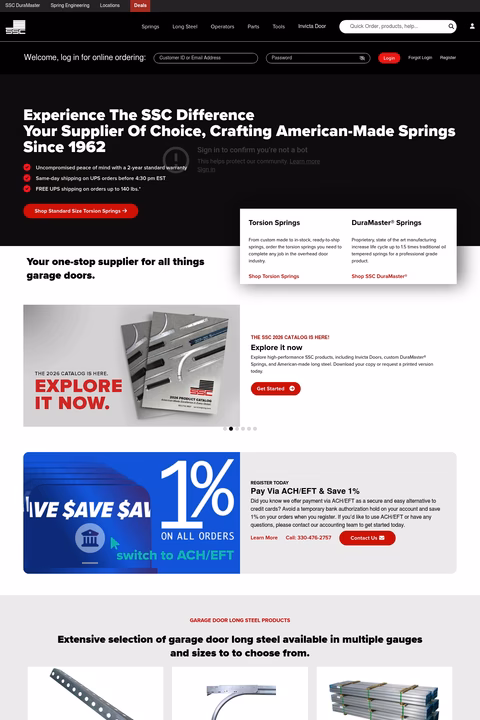 Service-Spring-Corporation Homepage 1440px