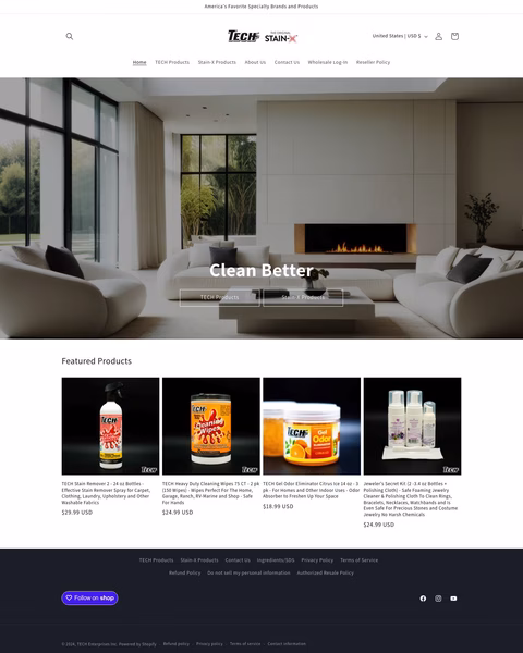 Tech Enterprises Inc Homepage 1440px