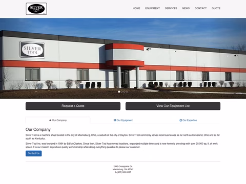Silver-Tool Homepage 1440px