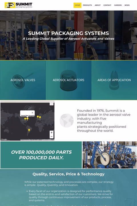 Summit Packaging Systems Homepage 1440px