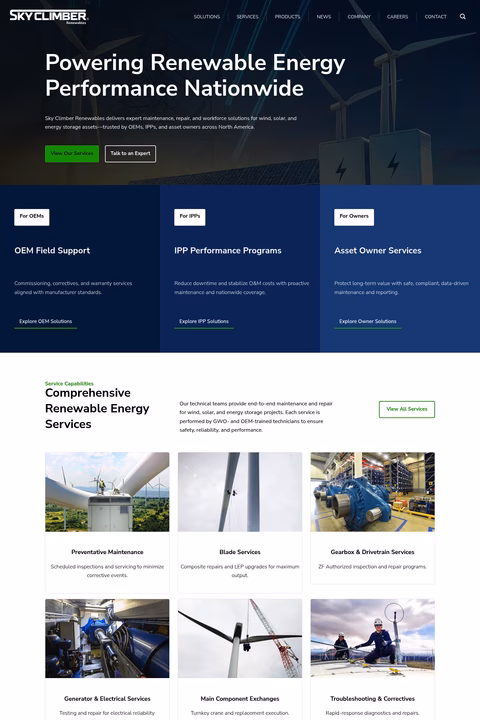 Sky-Climber-Renewables Homepage 1440px