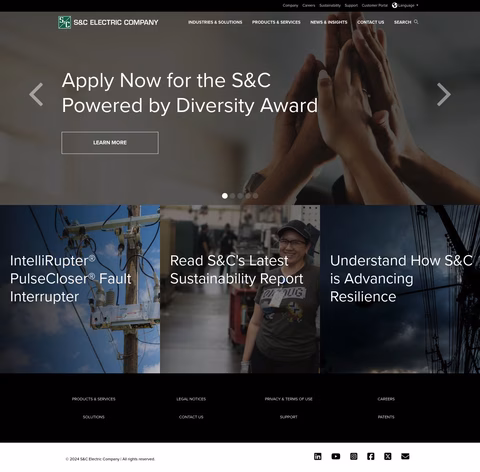 S C Electric Company Homepage 1440px