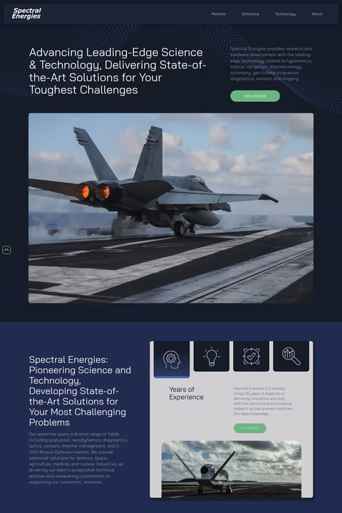 Spectral-Energies-Llc Homepage 1440px