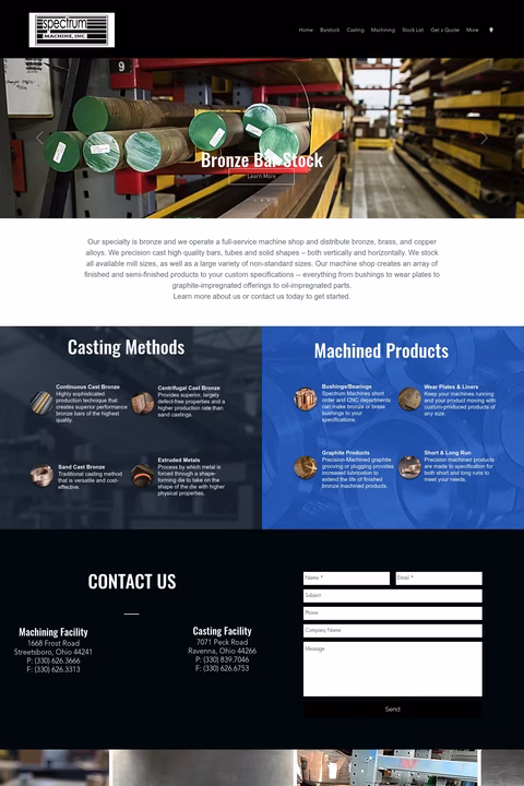 Spectrum-Machine Homepage 1440px