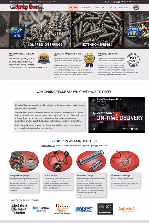Spring-Team Homepage 1440px