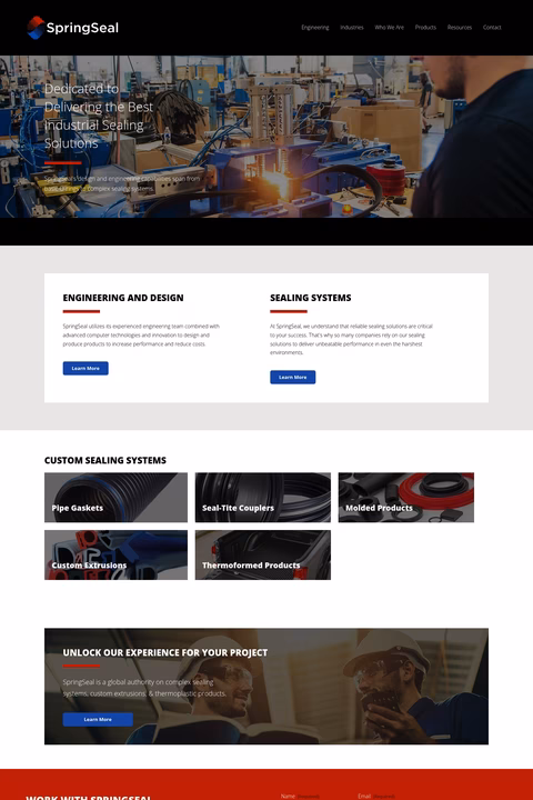 Springseal Homepage 1440px
