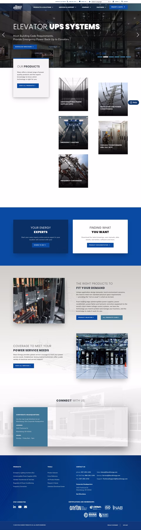 Staco-Energy-Products Homepage 1440px