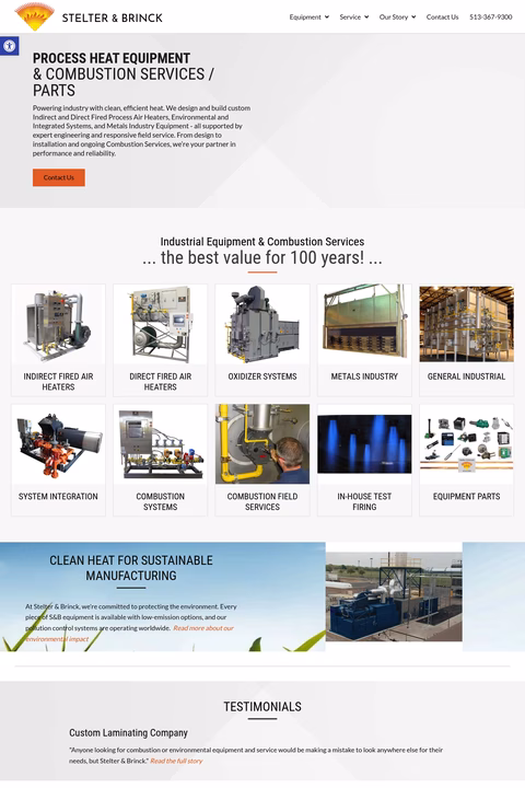 Stelter-Brinck Homepage 1440px